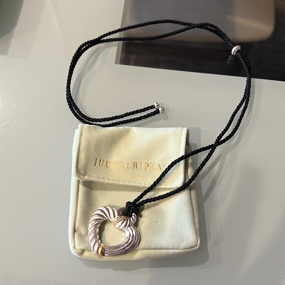 Judith Ripka heart necklace